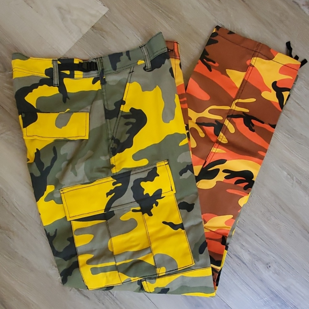 Men's orange/yellow Cargo Paratrooper